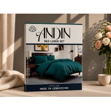 Комплект постільної білизни 2-спальний поплін ANDIN 0425