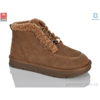 Ботинки из натуральной замши для зимнего сезона