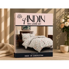 Комплект постельного белья 2-спальный поплин ANDIN 819-1