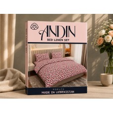 Комплект постільної білизни 1,5-спальний поплін ANDIN 945-1