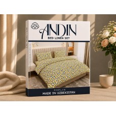 Комплект постільної білизни 1,5-спальний поплін ANDIN 945-2