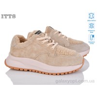Женские зимние кроссовки ITTS бежевого цвета