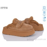 Тапки ITTS из натуральной замши для женщин