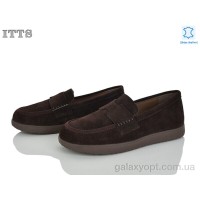 Туфли ITTS из натуральной замши коричневого цвета
