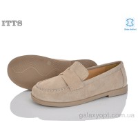 Туфли ITTS бежевого цвета из натуральной замши
