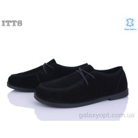 Туфли ITTS черные из натуральной замши