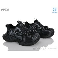 Женские кроссовки ITTS черного цвета