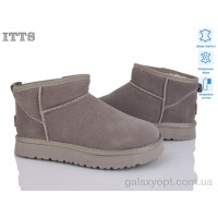 Женские угги ITTS из натурального замша