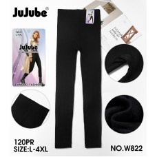 Жіночі безшовні легінси з начосом JuJube W822 L–4XL оптом