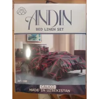 Комплект постільної білизни Andin 1008 двоспальне 175х215