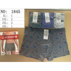 Чоловічі труси боксери з принтом меланж XL-4XL оптом 1845