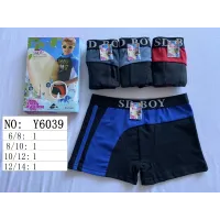 Подростковые трусы боксеры SD.BOY Y6039 размеры 6-14 лет оптом