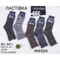 Мужские носки ЛАСТІВКА B611 овечья шерсть махра (41-47) оптом