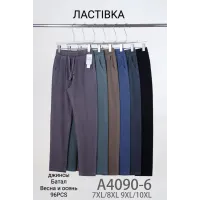 Жіночі джинси батал весна-осінь оптом A4090-6