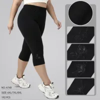Жіночі бриджі батал з вишивкою 6XL–8XL оптом A748