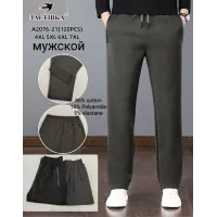 Мужские спортивные штаны Ластівка хлопок 4XL–7XL оптом A2076-21