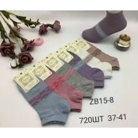 Женские носки короткие хлопок 37-41 оптом ZB15-8