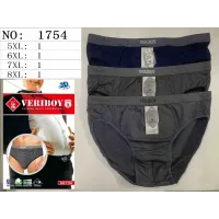 Чоловічі труси плавки батал VERIBOY 1754 5XL-8XL оптом