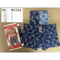 Чоловічі труси боксери масло оптом Wenzhi XL-4XL W3784