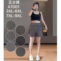 Женские трикотажные шорты батал 3XL-9XL оптом A7001