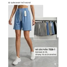 Жіночі спортивні шорти T526-1 M-2XL оптом