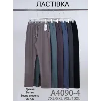 Женские джинсы Ластівка A4090-4 батал 7XL-10XL оптом