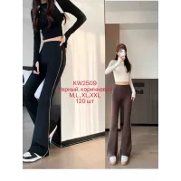 Женские спортивные штаны клеш KW2509 M-XXL оптом