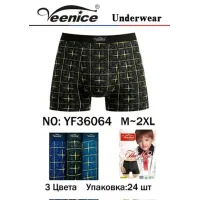 Подростковые трусы боксеры для мальчиков Veenice YF36064 M-2XL оптом