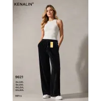 Жіночі велюрові брюки батал Kenalin 9621 2XL-6XL оптом
