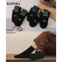 Чоловічі махрові термо шкарпетки Корона A1129-1 41-47 оптом