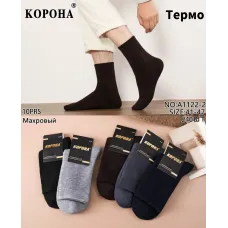 Чоловічі махрові термо шкарпетки Корона A1122-2 41-47 оптом