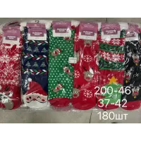 Новогодние носки шерстяные на овчине 37-42