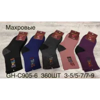 Детские махровые носки на девочек Фенна размер 5-7 лет