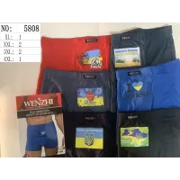 Чоловічі труси боксери WENZHI 5808 ростовка від 50 до 56