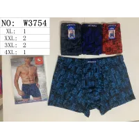 Мужские трусы боксеры WENZHI W3754 ростовка от 50 до 56